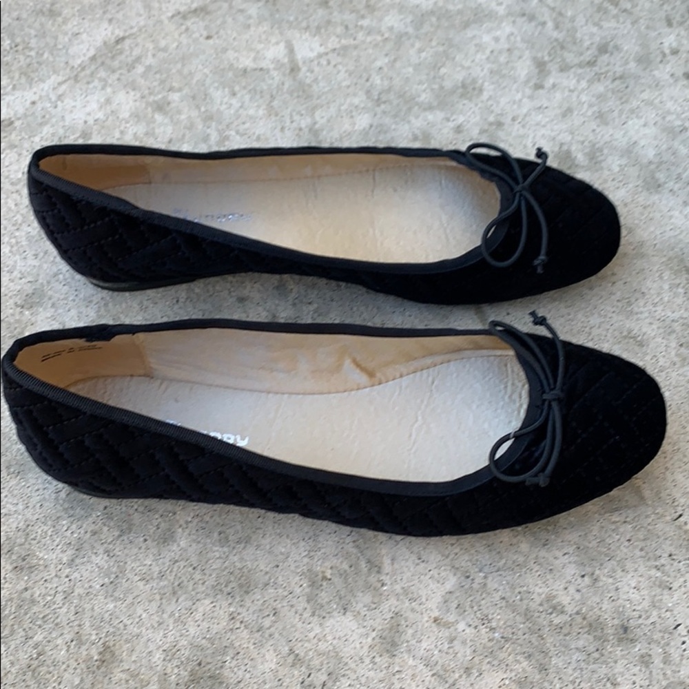 New! CL by Laundry Aris Quilted Velvet Flats 8.5 - Picture 4 of 7